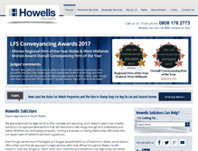 Tablet Screenshot of howellslegal.co.uk